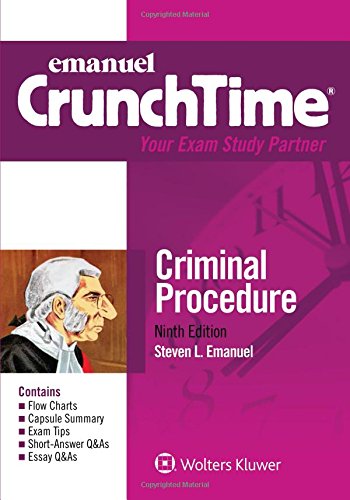 Book Cover Emanuel CrunchTime for Criminal Procedure