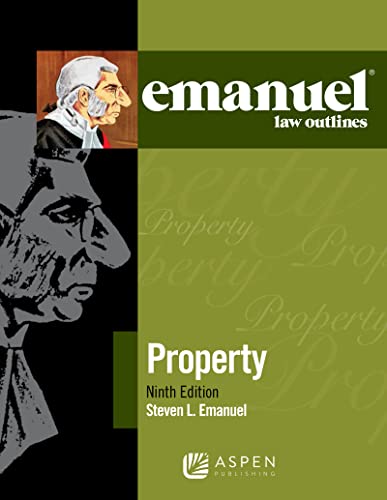 Book Cover Emanuel Law Outlines for Property
