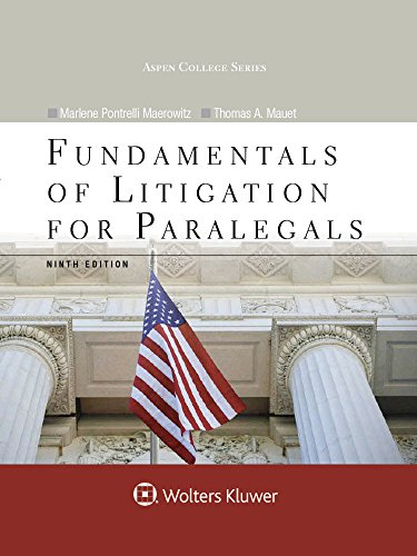 Book Cover Fundamentals of Litigation for Paralegals (Aspen Paralegal) (Aspen College)