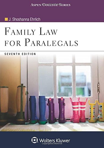 Book Cover Family Law for Paralegals (Aspen College)