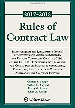 Book Cover Rules of Contract Law, 2017-2018 Statutory Supplement (Supplements)