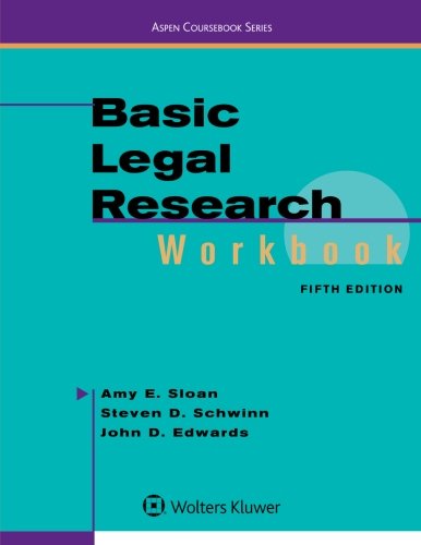 Book Cover Basic Legal Research Workbook (Aspen Coursebook)