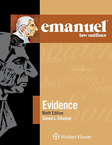 Book Cover Emanuel Law Outlines for Evidence