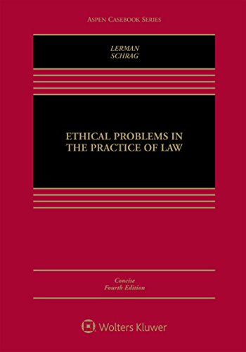 Book Cover Ethical Problems in the Practice of Law Concise Version (Aspen Casebook)