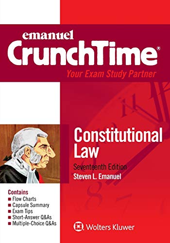 Book Cover Emanuel CrunchTime Constitutional Law