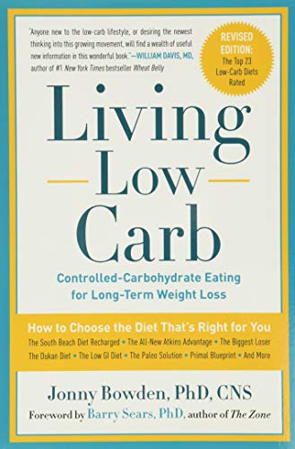 Book Cover Living Low Carb: Controlled-Carbohydrate Eating for Long-Term Weight Loss