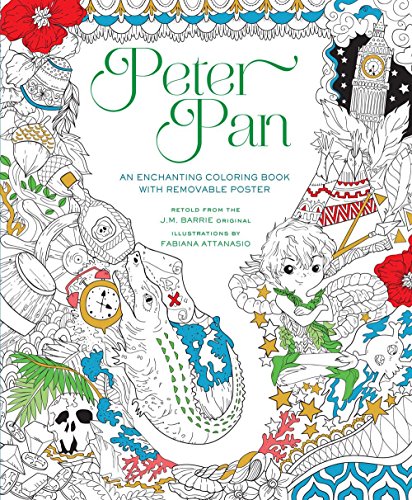 Book Cover Peter Pan Coloring Book