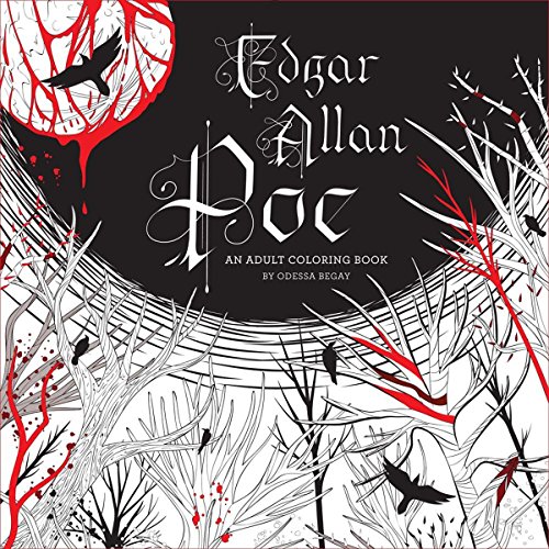 Book Cover Edgar Allan Poe: An Adult Coloring Book
