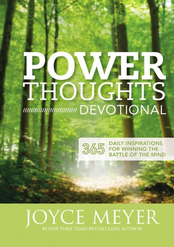 Book Cover Power Thoughts Devotional: 365 Daily Inspirations for Winning the Battle of the Mind