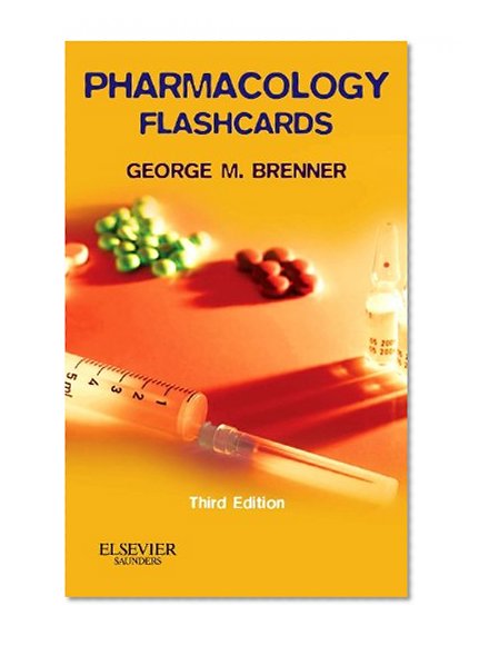 Book Cover Pharmacology Flash Cards, 3e