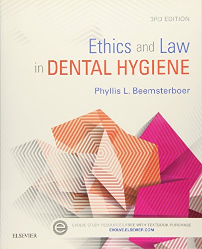 Book Cover Ethics and Law in Dental Hygiene, 3e