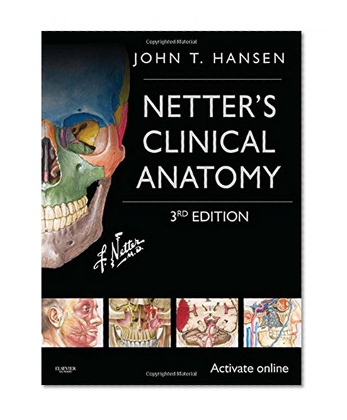 Book Cover Netter's Clinical Anatomy: with Online Access, 3e (Netter Basic Science)