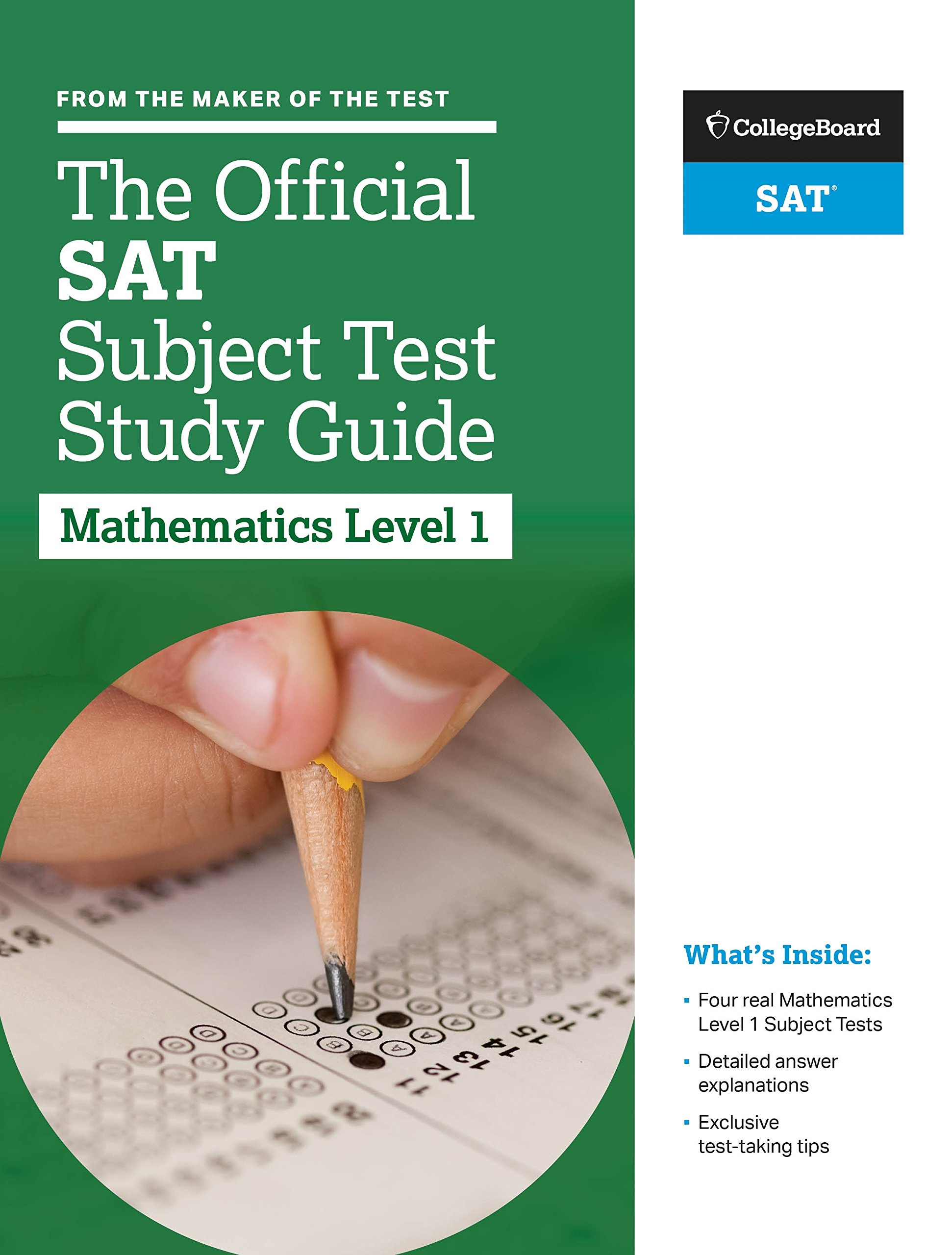Book Cover The Official SAT Subject Test in Mathematics Level 1 Study Guide