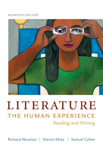 Book Cover Literature: The Human Experience: Reading and Writing