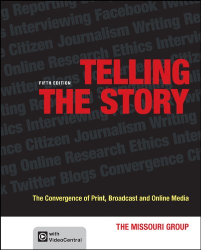 Book Cover Telling the Story: The Convergence of Print, Broadcast and Online Media