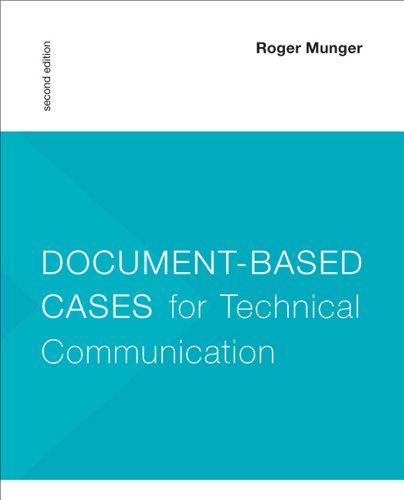 Book Cover Document-Based Cases for Technical Communication