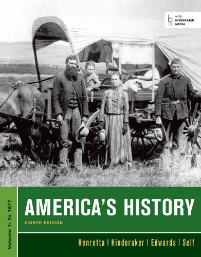 Book Cover America's History, Volume I