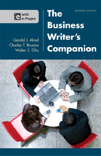 Book Cover The Business Writer's Companion