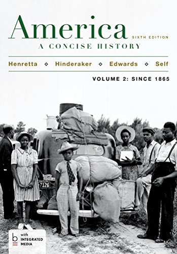 Book Cover America: A Concise History, Volume 2