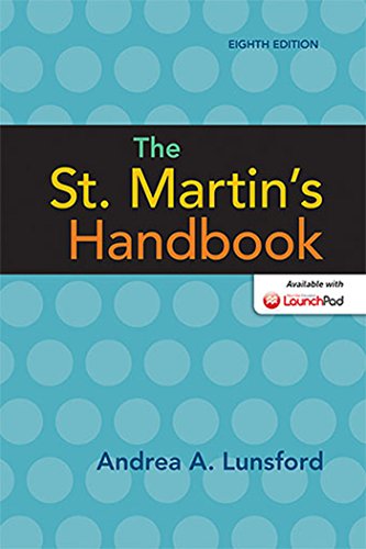 Book Cover The St. Martin's Handbook