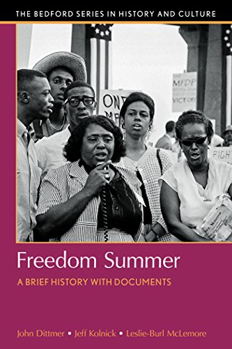 Book Cover Freedom Summer: A Brief History with Documents (Bedford Cultural Editions)