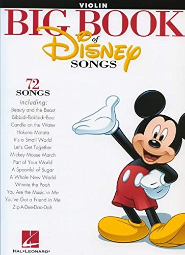 Book Cover The Big Book of Disney Songs: Violin