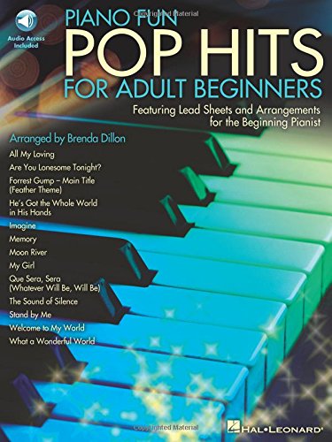 Book Cover Piano Fun-Pop Hits For Adult Beginners Book/Audio Online