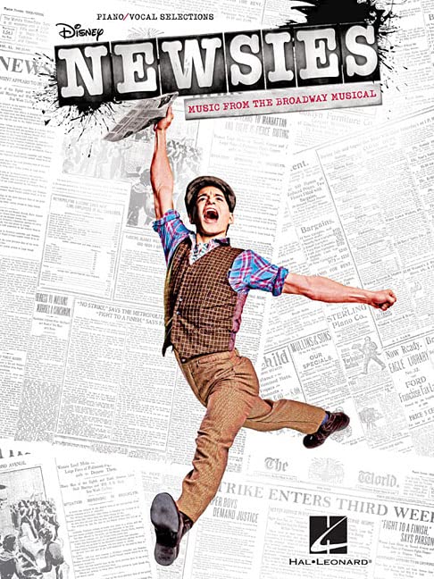 Book Cover Newsies: Music from the Broadway Musical Piano, Vocal and Guitar Chords