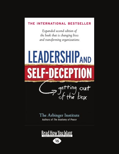Book Cover Leadership And Self-Deception: Getting Out of the Box (Large Print)