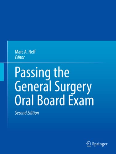 Book Cover Passing the General Surgery Oral Board Exam