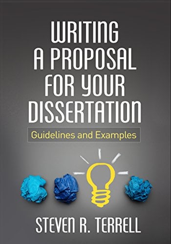 Book Cover Writing a Proposal for Your Dissertation: Guidelines and Examples