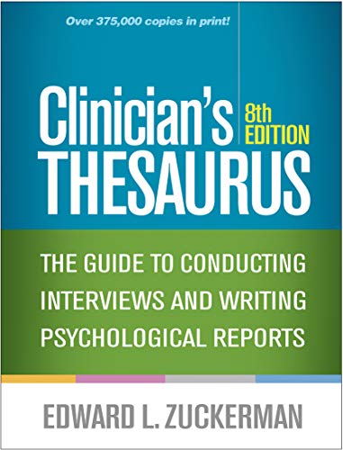 Book Cover Clinician's Thesaurus, 8th Edition: The Guide to Conducting Interviews and Writing Psychological Reports