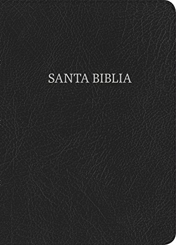 Book Cover RVR 1960 Biblia Compacta Letra Grande, negro piel fabricada (Spanish Edition)