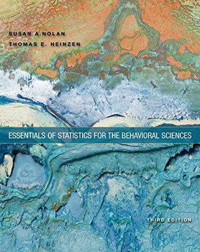 Book Cover Essentials of Statistics for the Behavioral Sciences