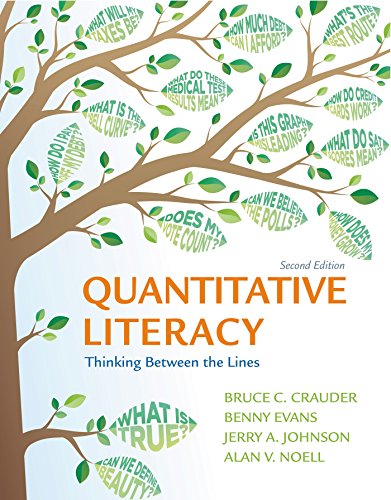 Book Cover Quantitative Literacy: Thinking Between the Lines