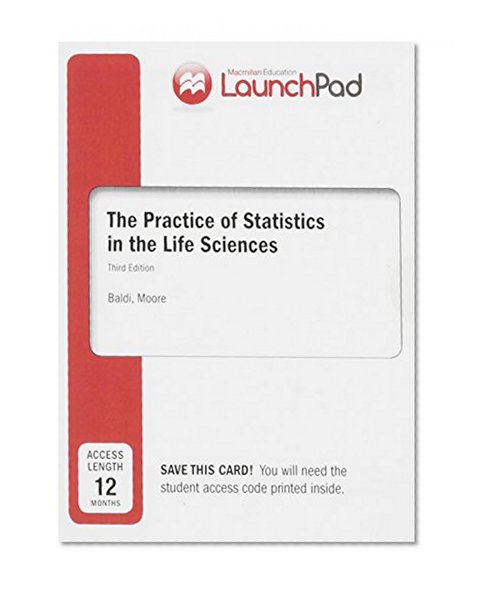 LaunchPad for Moore's The Practice of Statistics in the Life Sciences (Twelve Month Access)