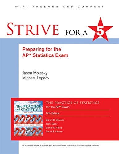 Book Cover Strive for 5: Preparing for the AP Statistics Examination to The Practice of Statistics (Strive for a 5)