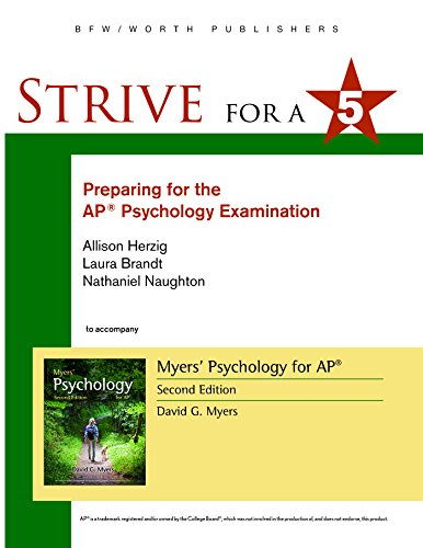 Book Cover Strive for 5: Preparing for the AP Psychology Examination