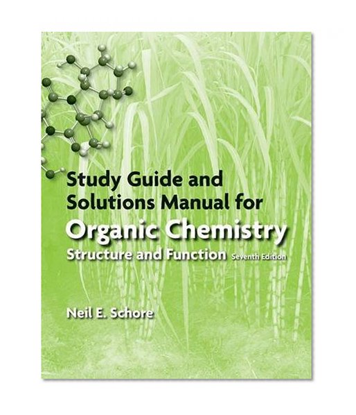Book Cover Study Guide/Solutions Manual for Organic Chemistry