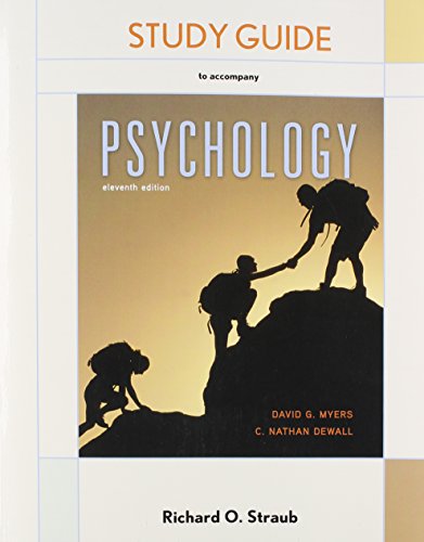 Book Cover Study Guide for Psychology