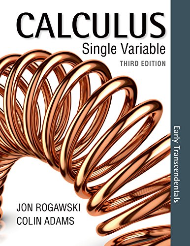 Book Cover Calculus Early Transcendentals Single Variable