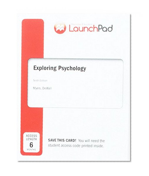 Book Cover LaunchPad for Myers' Exploring Psychology (Six Month Access)