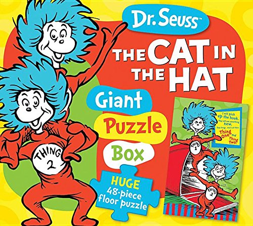 Dr. Seuss Thing One & Thing Two Giant Puzzle Box: Huge 48-piece floor puzzle (Dr. Seuss Giant Puzzle Boxes)
