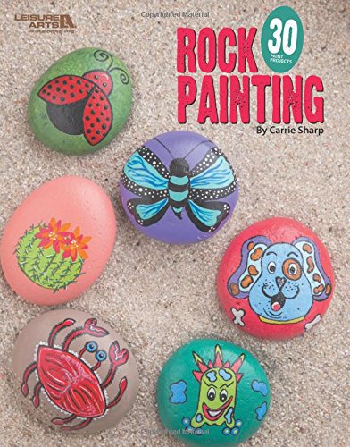 Book Cover Rock Painting: 30 Rock Projects-Whimsical Designs-Bugs, Critters, Monsters and More!