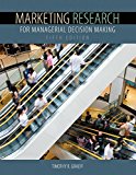 Marketing Research for Managerial Decision Making