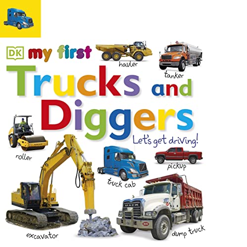 Book Cover Tabbed Board Books: My First Trucks and Diggers: Let's Get Driving! (My First Tabbed Board Book)