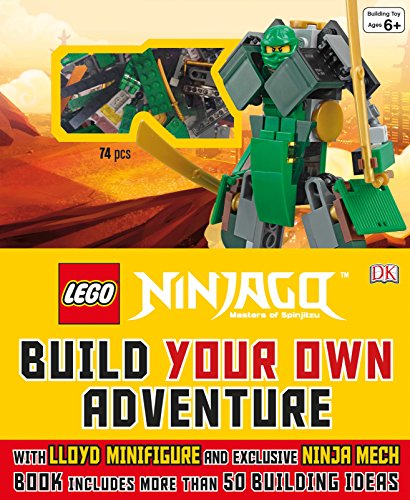 Book Cover LEGO® NINJAGO: Build Your Own Adventure: With Lloyd Minifigure and Exclusive Ninja Merch, Book Includes More Than 50 Buil