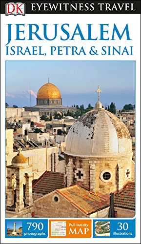 Book Cover DK Eyewitness Travel Guide Jerusalem, Israel, Petra and Sinai