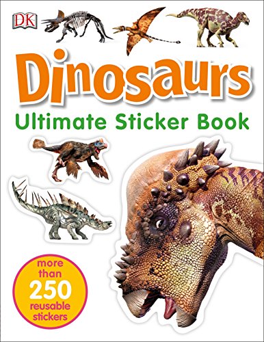 Book Cover Ultimate Sticker Book: Dinosaurs: More Than 250 Reusable Stickers