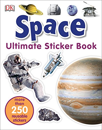 Book Cover Ultimate Sticker Book: Space: More Than 250 Reusable Stickers